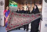 بازدید زهرا پزشکیان از بازار صنایع‌دستی بریکس در دهلی‌نو 