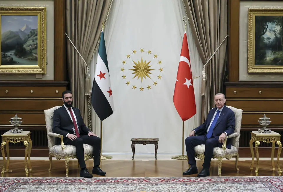 سفر غیرمنتظره احمد شرع به ترکیه برای دیدار با اردوغان
