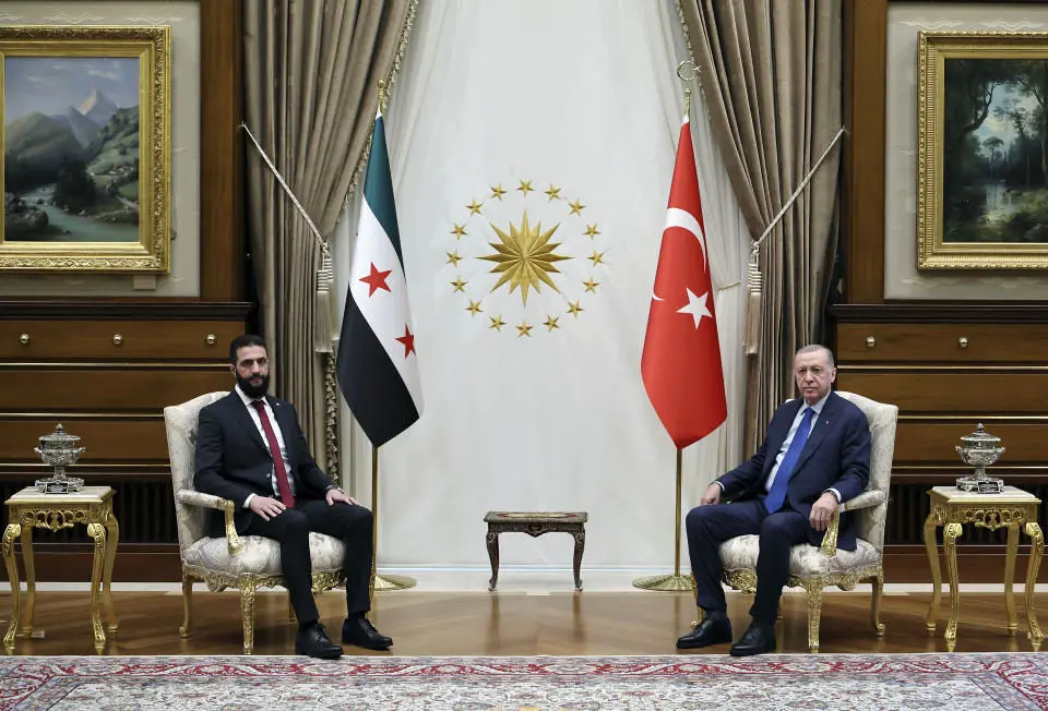 سفر غیرمنتظره احمد شرع به ترکیه برای دیدار با اردوغان