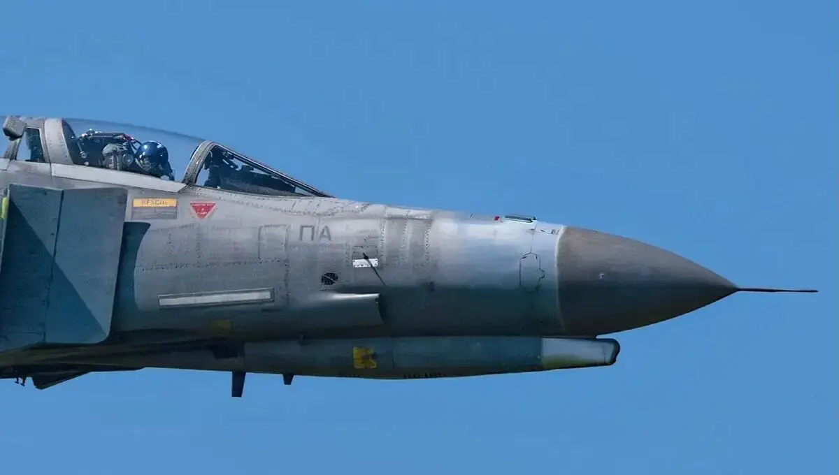 نمایش فانتوم F-4E در نمایشگاه هوایی بلژیک ۲۰۲۶