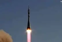 لحظه پرتاب سایوز به ایستگاه فضایی بین المللی