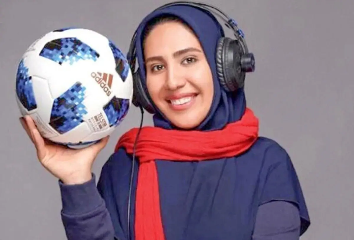 بخشی از گزارش مسابقه رئال با گزارش گزارشگر زن ایرانی