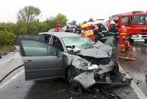 لحظه پروز یک خودرو در رومانی 