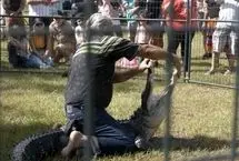 ببینید؛ جشنواره کشتی با تمساح 