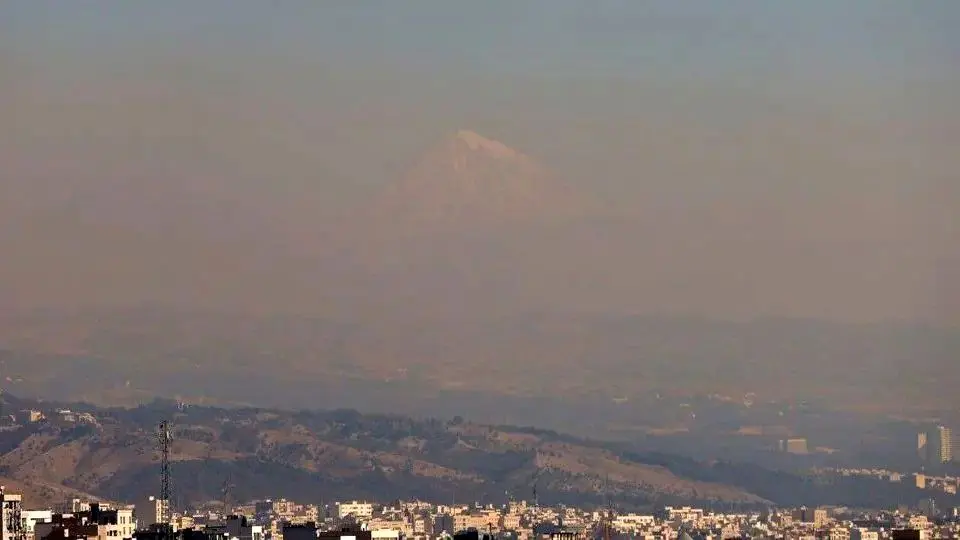 تصاویری از  آلودگی هوای تبریز