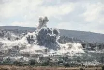 عکس؛ برخاستن دود از محل حمله اسرائیل به جنوب لبنان