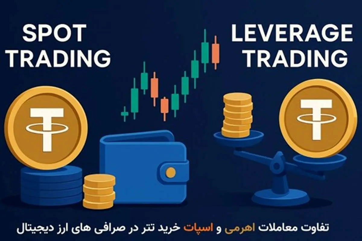 تفاوت معاملات اهرمی و اسپات تتر | کدام روش سودآورتر و ایمنتر است؟