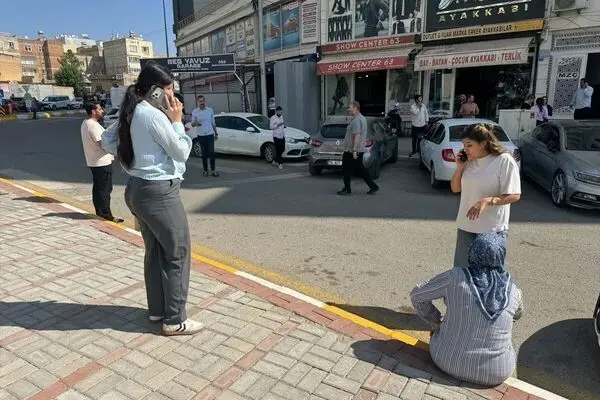لحظه وقوع زلزله در شانلی‌اورفا