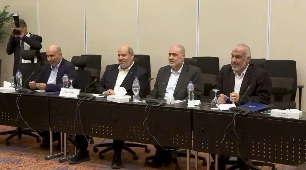 لبخند مقام‌های ارشد حماس در نشست با میانجیگرها