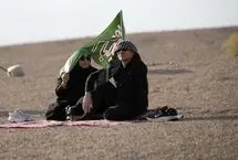تصاویر؛ عزاداری محرم در دل کویر خوریان سمنان