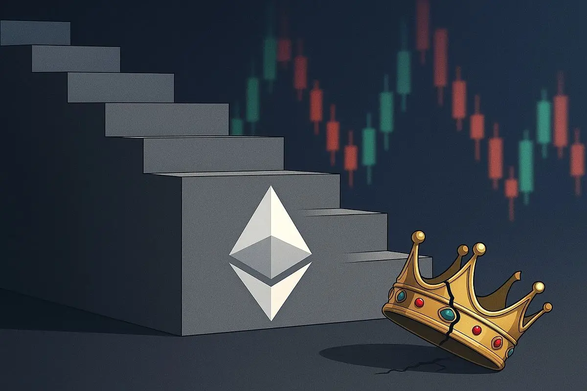 اتریوم از تخت افتاد؛ ETH پایین‌تر از ترون و اپتوس قرار گرفت