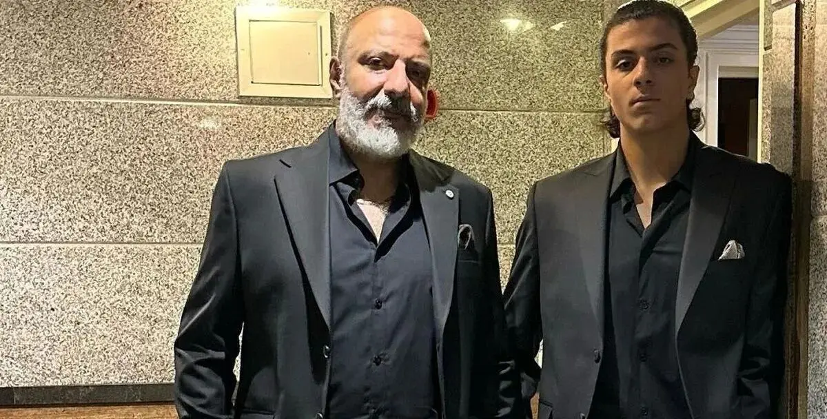 تبریک تولد امیر جعفری به پسرش