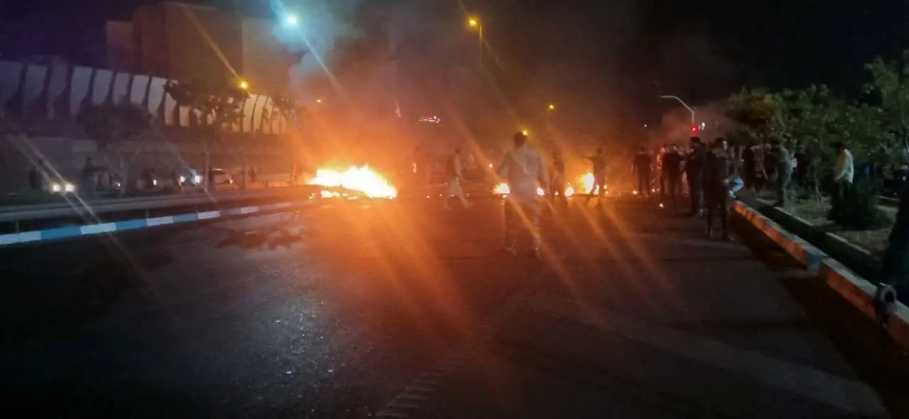 تصاویری از انهدام پهپاد هرمس اسرائیل در تهران