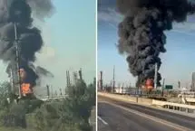 انفجار تاسیسات نفتی در تگزاس