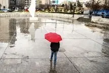 رگبار پراکنده در برخی مناطق تهران/ پیش‌بینی وزش باد و گرد و خاک
