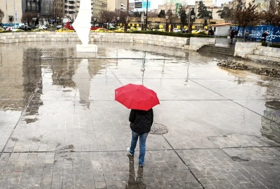 رگبار باران و رعدوبرق در ۹ استان