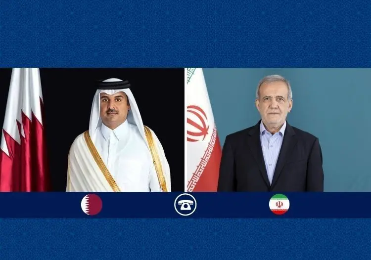 قدردانی پزشکیان از قطر و نقش آن در کاهش تنش‌ها