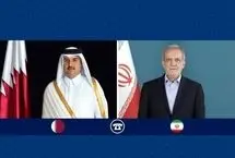 قدردانی پزشکیان از قطر و نقش آن در کاهش تنش‌ها