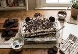 طرز تهیه یک دسر خوشمزه با بیسکوییت اورئو 

