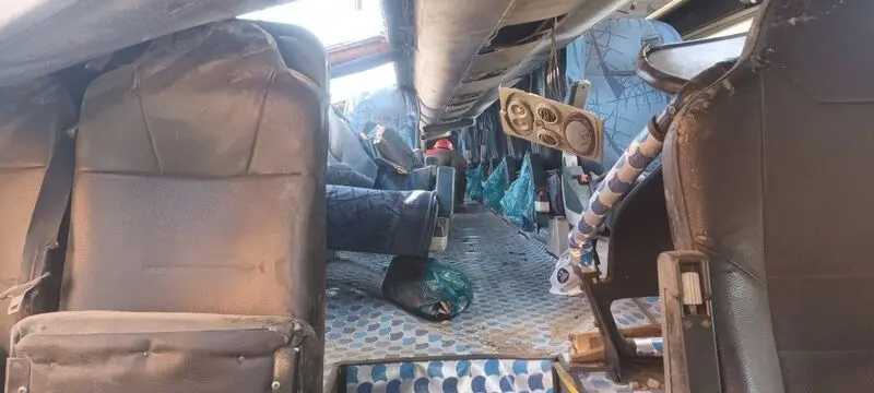 سقوط اتوبوس